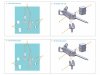 Quinta Studio QT72050 Browning .30 M2 AN (flexible) Machine Gun, 2 pcs (for all kits) 1/72